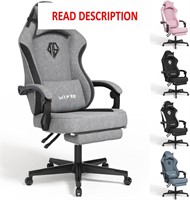 $179  SITMOD Gaming Chair w/ Footrest  Grey