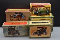 Lot of 6 Automotive Avon Bottles in boxes