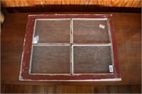 Vintage 4 Pane Window, Glass intact