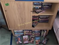 Mcm Cabinet, Vhs Movies. Many New Sealed. Lady