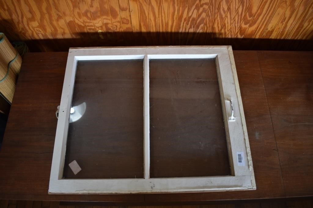 Vintage 2 Pane Window w/ hardware