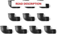 $15  1/2 Black Elbow Pipe Fitting  10 1/2 Inch