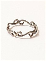 Unmarked Silver Ring  SZ 4