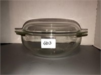 Pyrex dish with lid