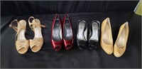 Group of women's designer style shoes sz 9 and 9.5