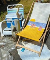 Aluminum Lounge Chair, Pelican Yard Decor, Beach