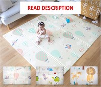 $63  Thick Foam Playmat 0.6in 77x70 Balloons