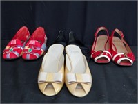 Group of designer style shoes