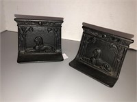 Vintage Sphinx Egyptian Cast iron book ends