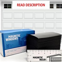 $60  Garage Door Windows Kit - 32pcs 4X6 Panels