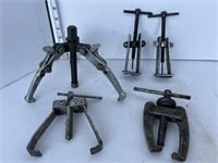 Lot of gear pullers