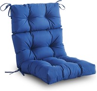 High Back Chair Cushion  All-Weather  Navy Blue