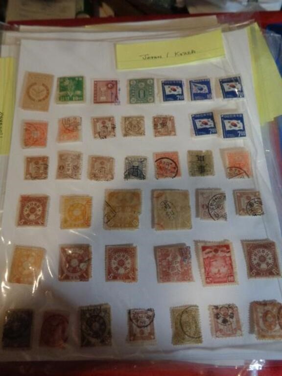 STAMPS OF - JAPAN & KOREA