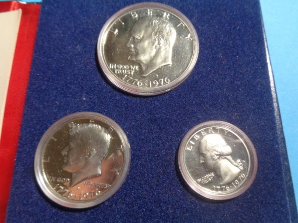 1976 SILVER PROOF SET / ALL COINS 40% SILVER