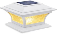 $16  Solar Post Lights  LED  4x4 5x5 6x6  1Pk