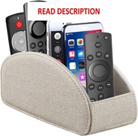 $16  PU Leather Remote Holder  5 Compartments