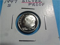 1997-S SILVER PROOF ROOSEVELT DIME
