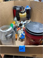 Miscellaneous box of tools and other items