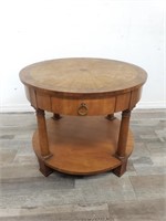 Vintage Baker Furniture round coffee table