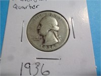 1936 WASHINGTON QUARTER