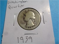 1939 WASHINGTON QUARTER