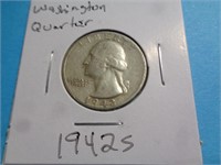 1942-S WASHINGTON QUARTER