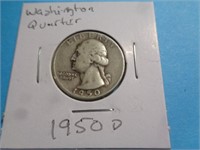 1950-D WASHINGTON QUARTER