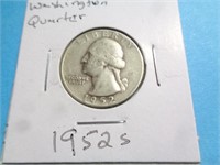 1952-S WASHINGTON QUARTER