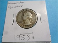 1953-S WASHINGTON QUARTER