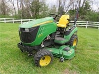 John Deere 1026R Tractor w/ Belly Mower