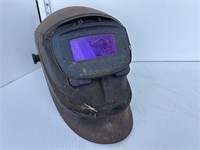 Black welding helmet