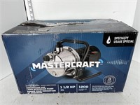 Mastercraft 1 1/2 HP irrigation & sprinkler pump