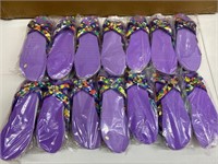 Lot of 14 Flip Flops Sandals Sizes 6-10 Purple
