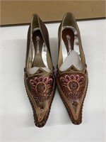 Women's Shoes Heels Brown Size Size 40
