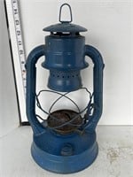 Blue Dietz No. 8 Air Pilot oil lantern- no glass
