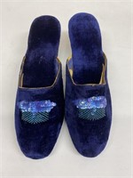 Women's Slippers Blue Size 37