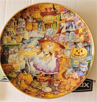 "Scaredy Cats" collector's plate by Bill Bell