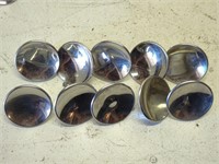 Ten mid century dresser hardware knobs