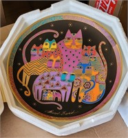 "Fabulous Felines" collector's plate by Laurel