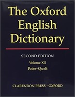 The Oxford English Dictionary, Second Edition