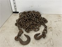 Chain w/ hooks- 1/4