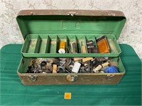Vtg Metal Tool Box