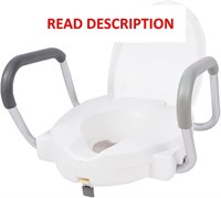 $202  Raised Toilet Seat with Lid  White