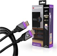 New - Monster 6ft High Speed 4K Hdr Hdmi Cable