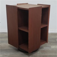 Mid century swivel bookcase