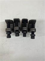 Lot of 4 - 3/8" Universal Beam Clamp BLK