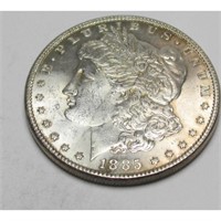 1885 P BU Morgan Silver Dollar