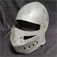 Cardboard knight helmet