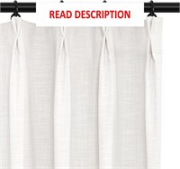 $66  INOVADAY Blackout Curtains 40x84 Beige 2Pc