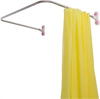 Hershii U Shape Shower Curtain Rod